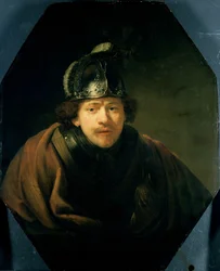 Autorretrato con Casco, 1634